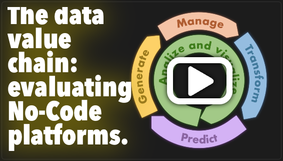 No-/Low-Code data and AI platforms: what do they do? | Sharing the data workflow